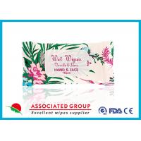 Quality Flavored Feminine Wipes , Feminine Antibacterial Wipes Resealable 10Pcs for sale