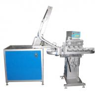 China high speed fully automatic beverage caps pad printing machine with flame treatment factory