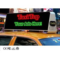 China Mobile Outdoor Taxi Top Advertising LED Display With 5000 Nits Brightness factory