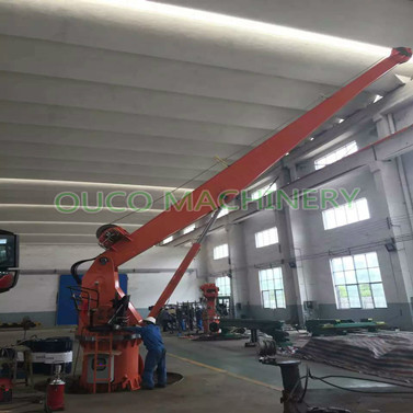 Quality 9M Steel Structure Fixed Boom 3T Marine Jib Crane for sale