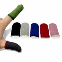 Quality Carbon Fiber Gaming Finger Sleeve Non Scratch Sensitive Sweat Proof for sale
