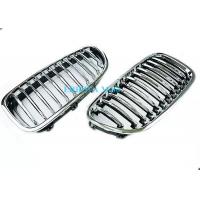Quality Fiber Style Radiator Mesh Grille Mould With Chrom , Grille Molding For BMW E60 for sale