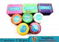 China Casino Crystal Personalized Poker Chips Set With Multi - Color Can Be Choosed factory