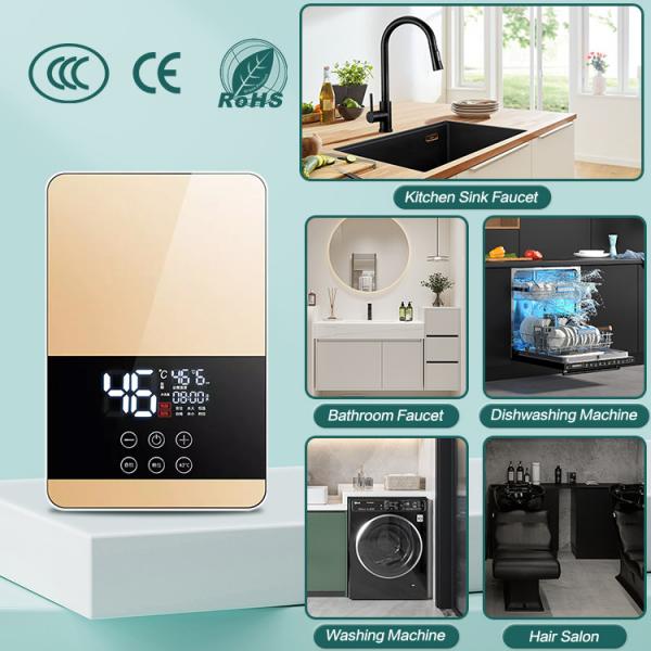 Quality 240V Induction Shower Water Heater 6KW Instant Electric Water Heater For Bath for sale