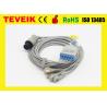 China Reusable 5 Leads ECG Trunk Cable With snap For Mindray Patient Monitor factory
