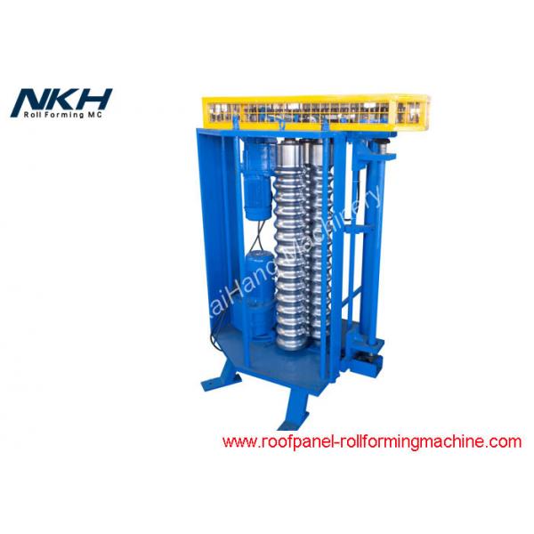 Quality Corrugated Corrugated Metal Roofing Machine , No Tooth Type Curving Roll Forming Machine for sale