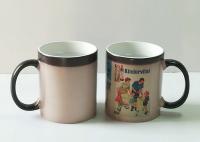 China White Ceramic Promotional Mugs Color Inside Custom Sublimation Travel Coffee Mugs factory