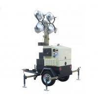 China IP23 4*1000W Mobile Light Tower With Kubota Engine for sale