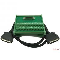 China SCSI 36 Pin Servo Connectors Terminal Blocks Breakout Board Adapter with 1 meter Cable factory