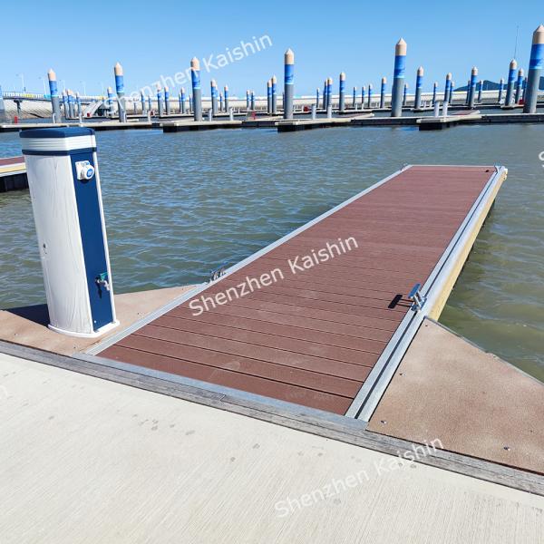 Quality Aluminum Alloy Dock Marina Float Floating Pontoon Marine Floating Docks for sale