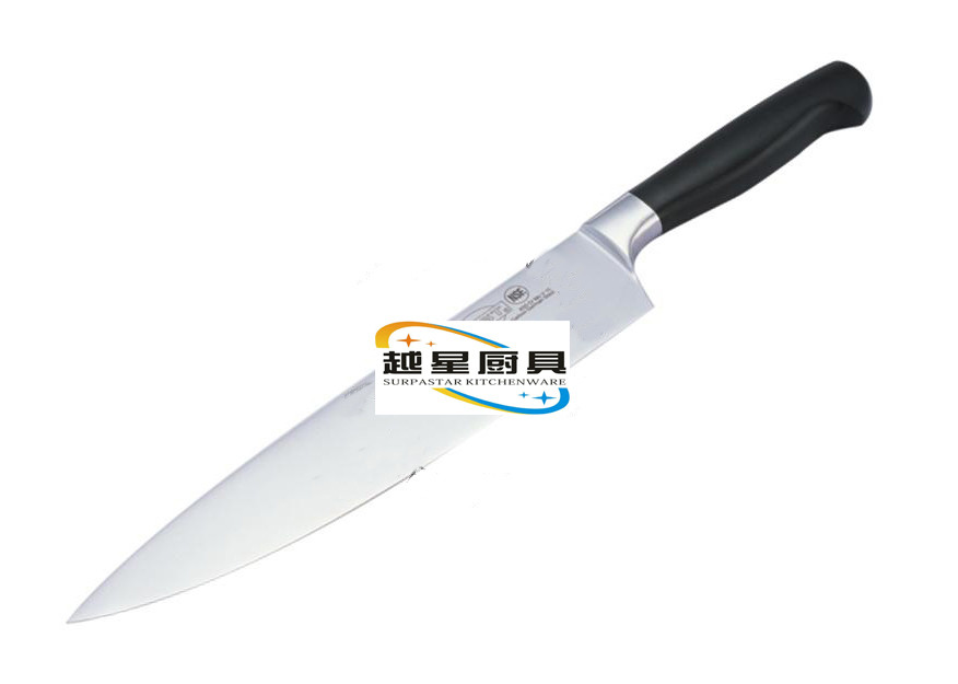 China Hand Flexible Stainless Steel Cookwares , Black Handle Forged Chef Deboning Knife Size 6 / 8 / 10 inches factory