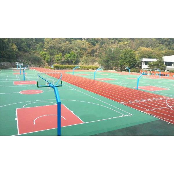 Quality Waterproof Tennis Court Synthetic Flooring Environmental Friendly for sale