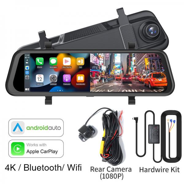 Quality WDR 10.26 Inch Night Vision Dash Cam With 1080P Video Resolution for sale