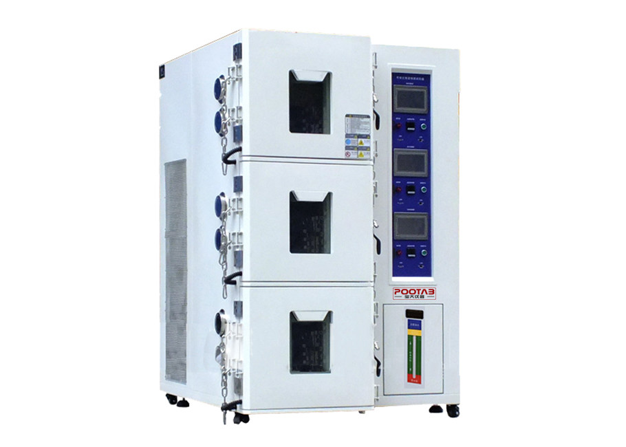 China Programmable Temperature And Humidity Tester 80 Liters 3 Chambers Type for sale
