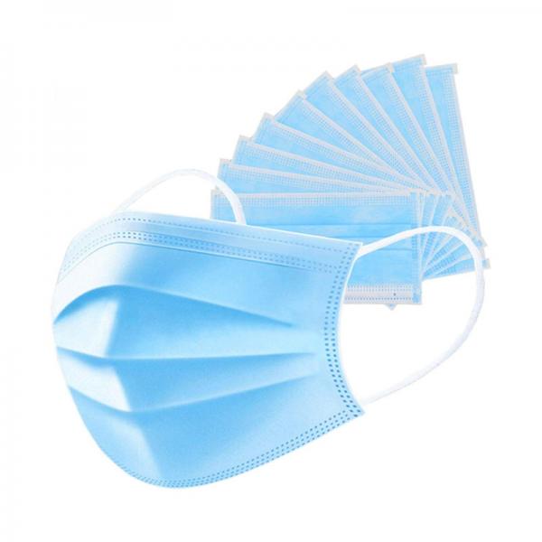 Quality Anti Flu Disposable Face Mask 3 Layers Pp Non Woven Material For House Cleaning for sale