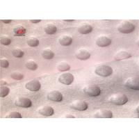China Pink Colour Plush Minky Pl For Baby Plush Blanket Material 160CM Width for sale