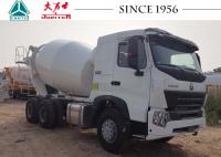 China Durable HOWO Concrete Mixer Truck Smooth Operation With 380 Hp Euro IV Engine factory