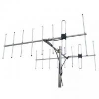 China UHF VHF Yagi 2 Watts 8 Elements Outdoor 14.5dBi Directional Base Station Antenna factory