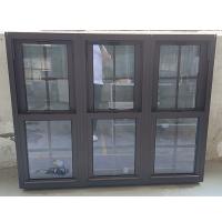 Quality Multi Chambered Double Aluminum Hung Window Vertical Sliding Anodized Finish for sale