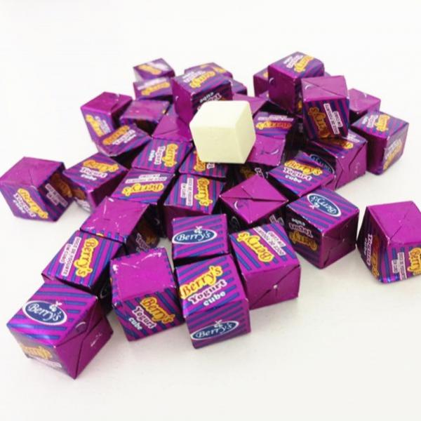 Quality 50pcs Cube Shaped Candy / yogurt flavored milk candy 2.75g * 50 * 25bags for sale