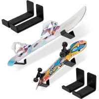 China Universal Snowboard and Skateboard Wall Mount Display Racks with Vertical Type Design factory