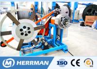 China 1200rpm Interlock Cable Armouring Machine For Flat Submersible Oil Pump Cable factory