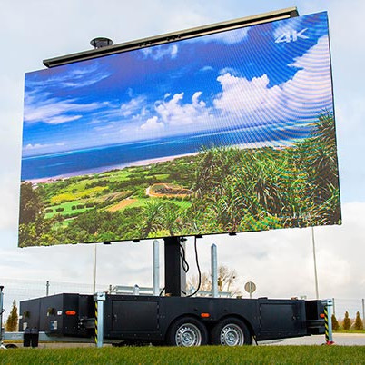 Quality Fixed P4 Outdoor LED Advertising Screen Full Color Speech Display Screen for sale