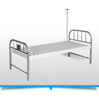 China Flat Height Adjustable Bed For Patients , High End Hospital Bed With Wheels factory