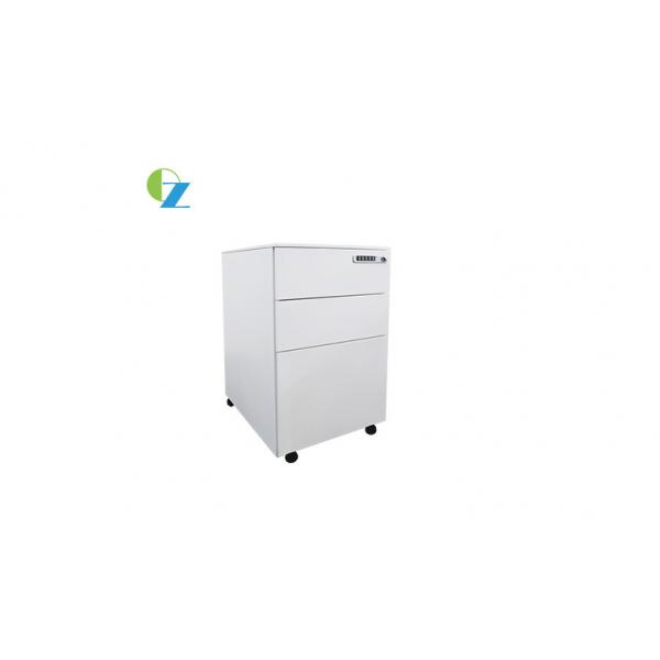 Quality Steel Mobile Pedestal Cabinet , 3 Drawers Filing Cabinet With Combination Lock for sale