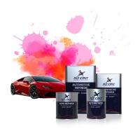 China ISO14001 Fast Drying Automotive Top Coat Paint Matte Black Car Paint factory