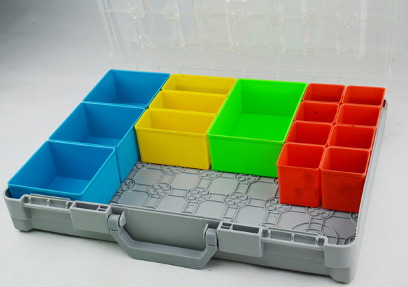 Quality ABS Customized Logo Multi Compartment Storage Case for sale