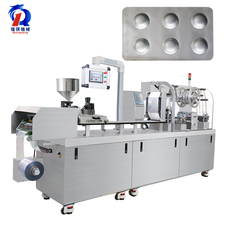 China Alu Alu Blister Packing Pharmaceutical Alu Plastic Blister Machine factory