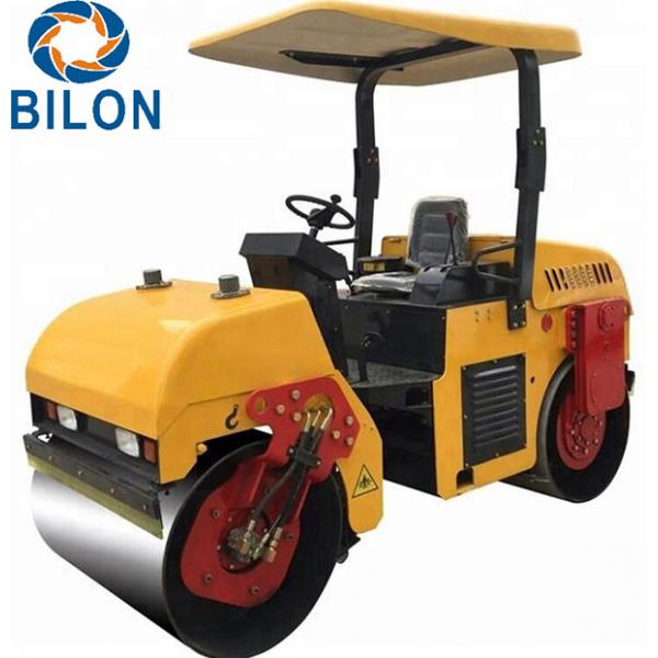 Quality High Efficiency Vibratory Road Roller 3 Ton 21KW Hydraulic Road Roller for sale