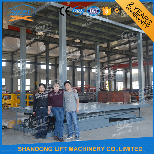 Quality 3T Double Deck Car Parking System 2 Car Stacker for Private Villa Double Car Parking Lift for sale