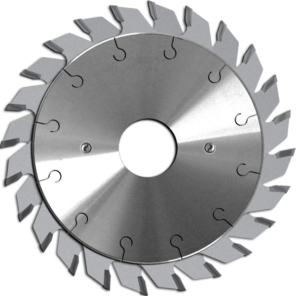 China TCT saw blade(Adjustable scoring saw blades for MDF, HDF, particle board, laminates, and bonded materials) for sale