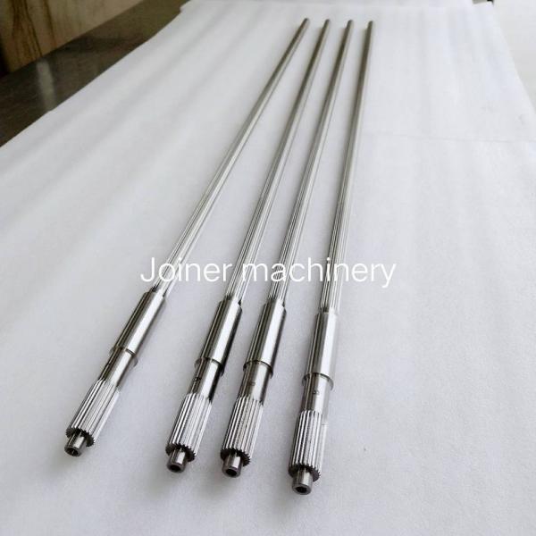 Quality Twin Screw Shaft Plastic Extruder Screw Design Extruder Screw Parts DH2F Material for sale