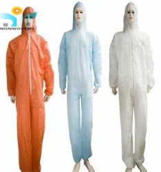 Quality Cleanroom Disposable Chemical Protective Coverall YIHE Disposable Suits With Hood for sale