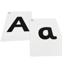 Quality Black And White Super Simple Alphabet Flashcards 57*87mm for sale