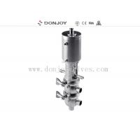 Quality Configuration Aseptic Pneumatic SS304 SS316 Divert Seat Valve for sale