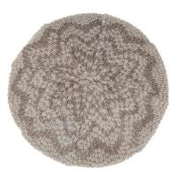 China New arrival Metallic crochet-knit blend beret Hat factory