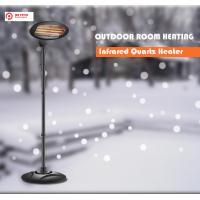 China Mr Patio Electric infrared Quartz Heater 1500W Free Standing and Wall mounter Outdoor Heater for sale