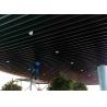 China Roller Coated Wood Color Aluminum Baffle Ceiling For Shopping Mall 12 Years Warranty factory