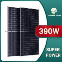 Quality 390W Bifacial Solar Panel Photovoltaic Modules Double Glass 9BB For Home for sale