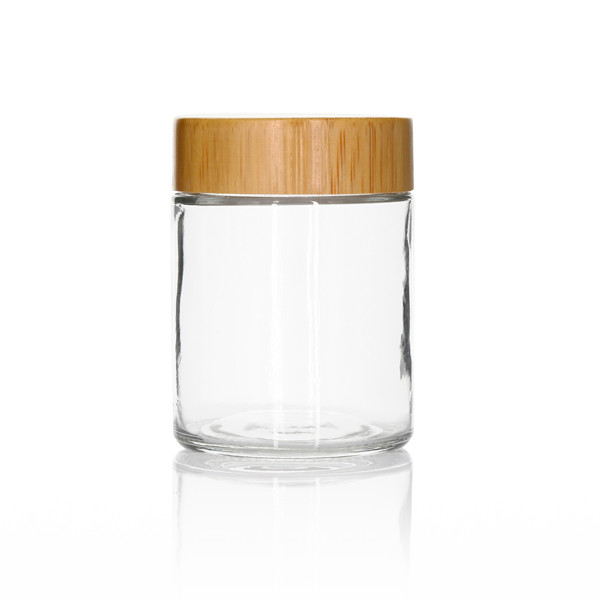 Quality 30ml-300ml Glass Child Resistant Jars Glass Flower Packing Containers Plastic for sale