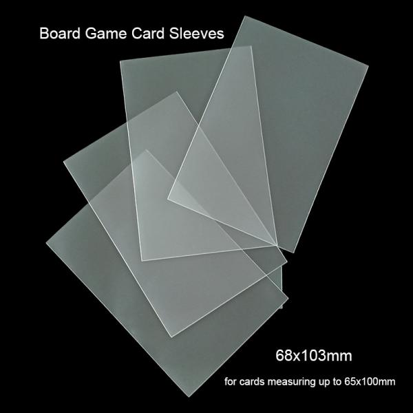 Quality Cpp Matte Clear Sleeves Non Glare OEM Card Barrier Sleeves 68x103mm for sale