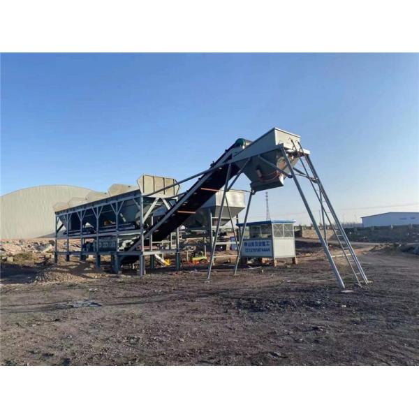 Quality Large Capacity Electric Stabilized Soil Mixing Station Mobile Mixing Plant 100KW for sale