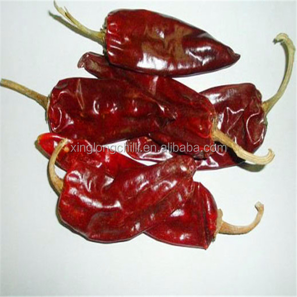 Quality 5000SHU Mild Dried Chilies Stemmed Grade A Dried Red Chile Pods for sale