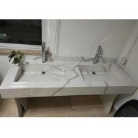 China Quartz Stone Artifical Large Stone Slabs Countertop Vanity Snow White Color factory