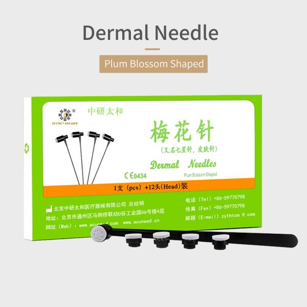 Quality ISO13485 Plum Blossom 7 Star Needle Acupuncture With 12 Replaceable Heads for sale