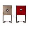 China Antique Style Furniture With Metal Base Storage Cabinet W003H16 factory